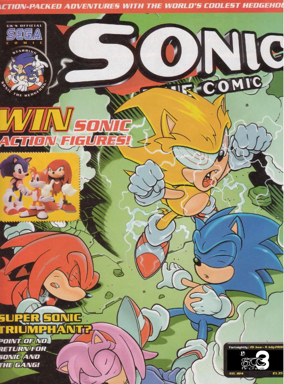 Sonic - The Comic Issue No. 184 Cover Page
